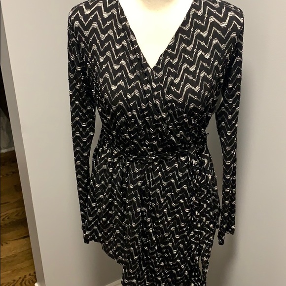 Julian Chang Wrap Cardigan XS, Black and Silver - Picture 8 of 9